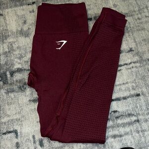 Burgundy/wine Vital Gymshark Leggings